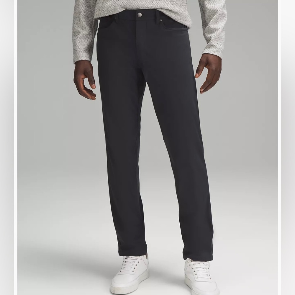 Lululemon ABC classic fit pant 32” warpstreme obsidian size 38